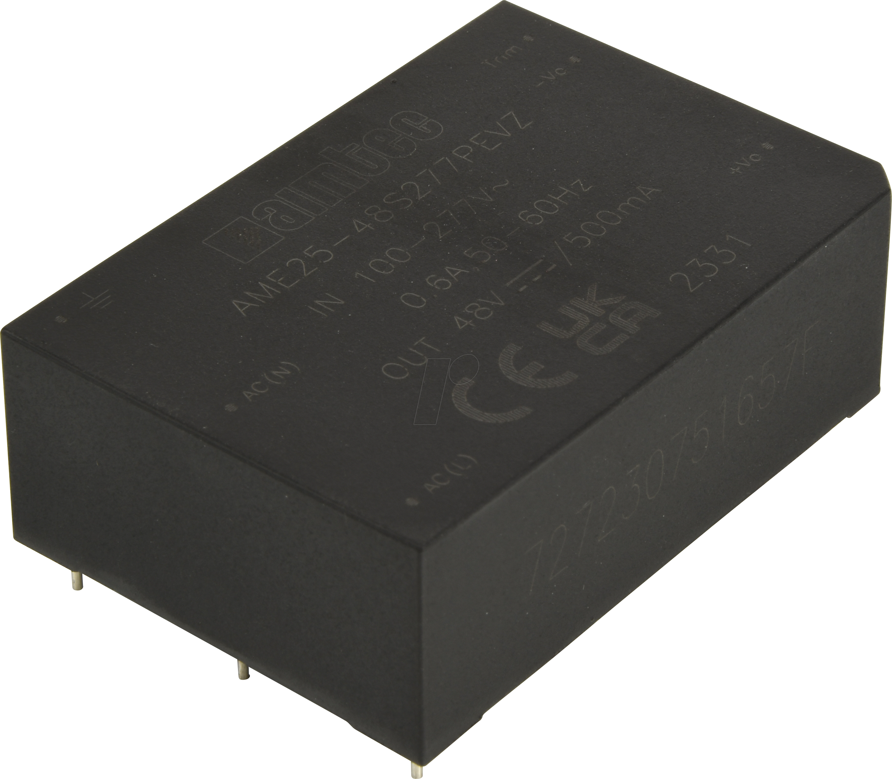 AME25-48S277PEVZ - AC/DC-Wandler, 85 - 305 V AC, 48 V DC, 0,5 A, Modul