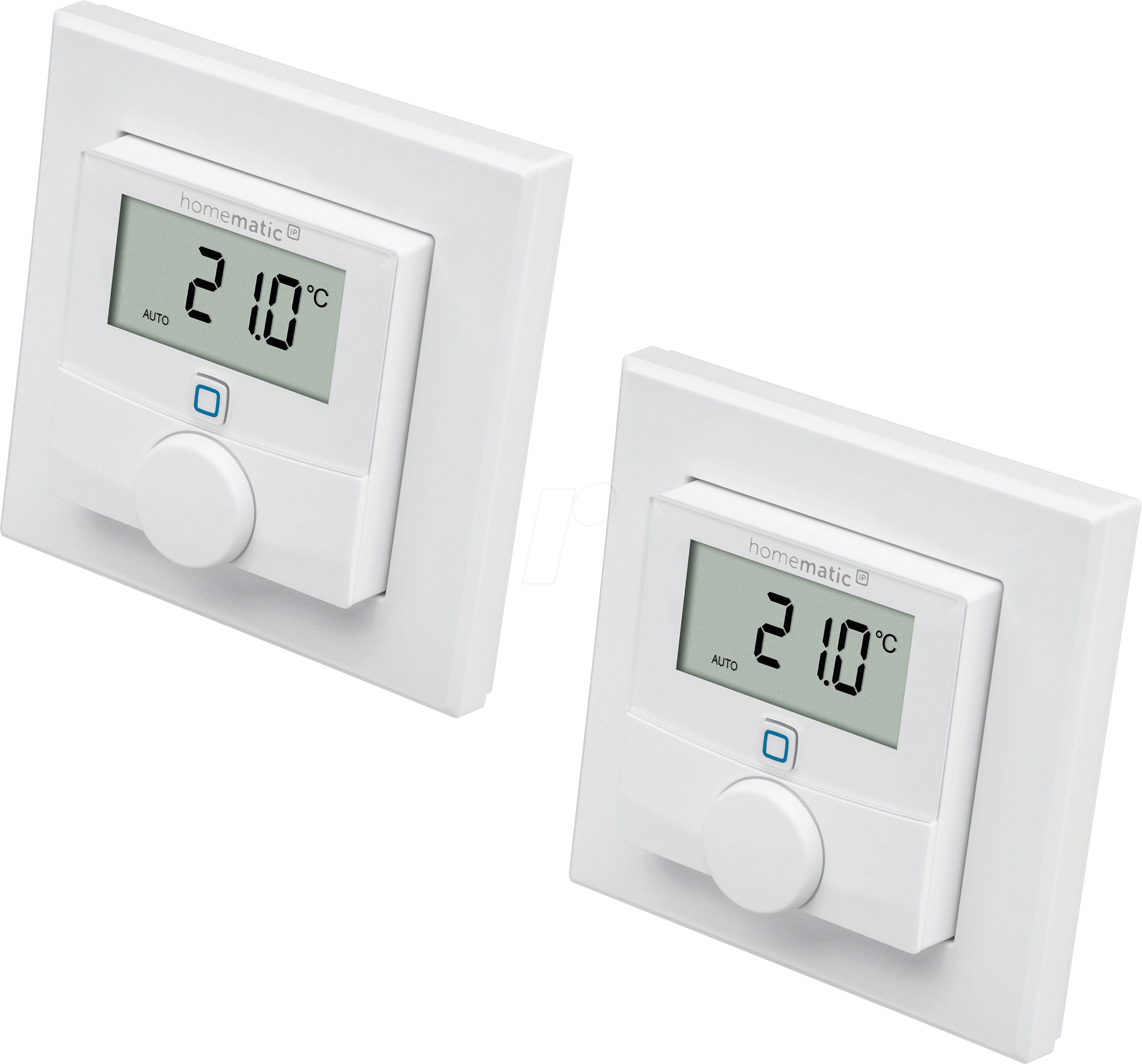 HMIP WTH-1-2 - Wandthermostat mit Luftfeuchtigkeitssensor, 2 Stück
