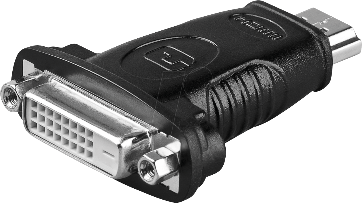 GOOBAY 68098 - Adapter, HDMI Stecker auf DVI-D Buchse