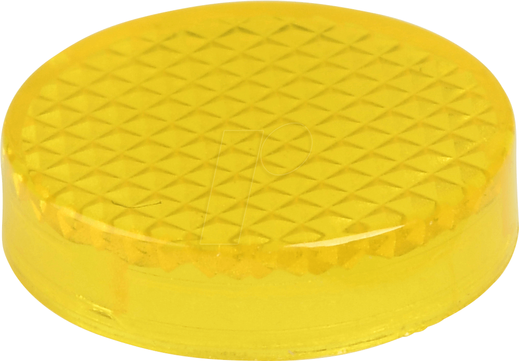 REFL KAPP ST GE - Reflektorabdeckkappe, Struktur, gelb