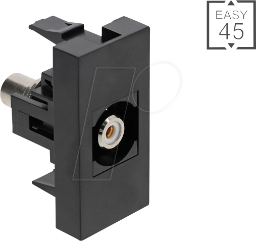 DELOCK 90958 - Easy 45 Cinch Buchse zu Cinch Buchse weiß / schwarz