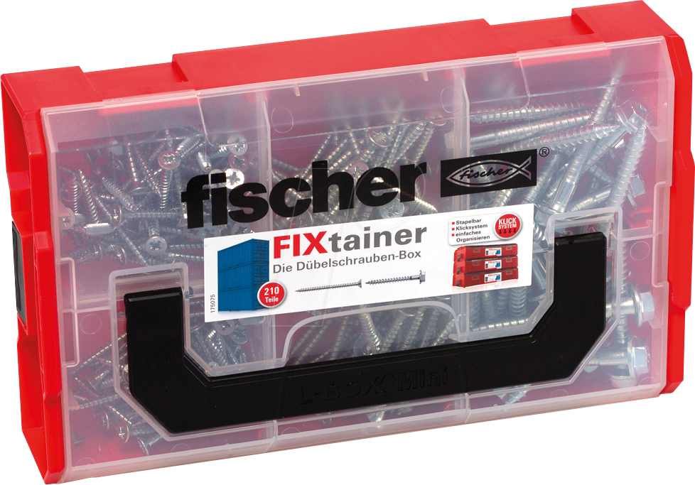 Thumbnail - FD 553347 - FIXtainer - Dübelschrauben, 210-teilig