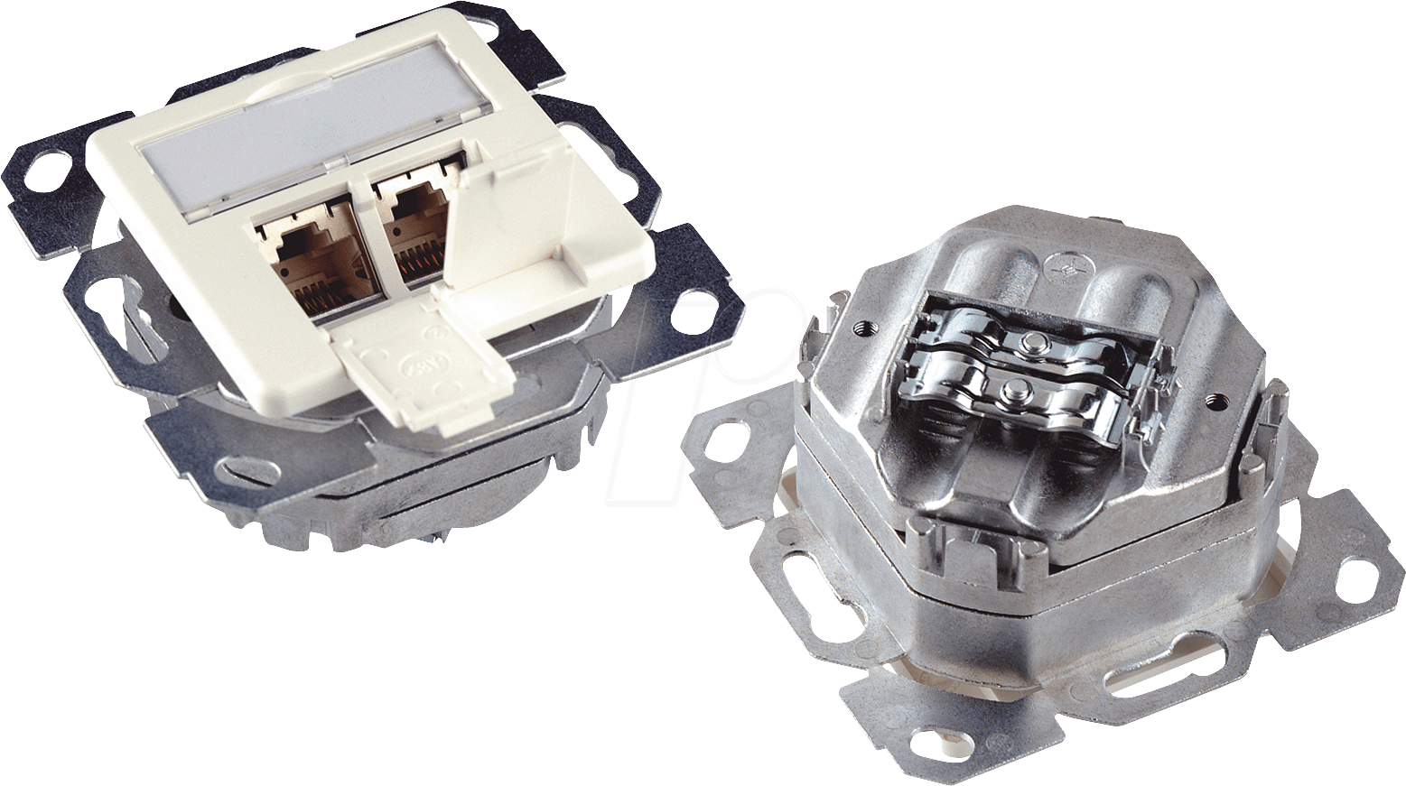 Thumbnail - AMJ45 CAT6 - Anschlussdose CAT.6+/Class E, RAL 1013