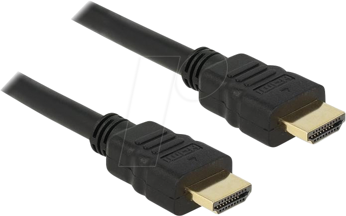 DELOCK 84751 - High Speed HDMI Kabel mit Ethernet A Stecker/Stecker, 4K, 0,5 m