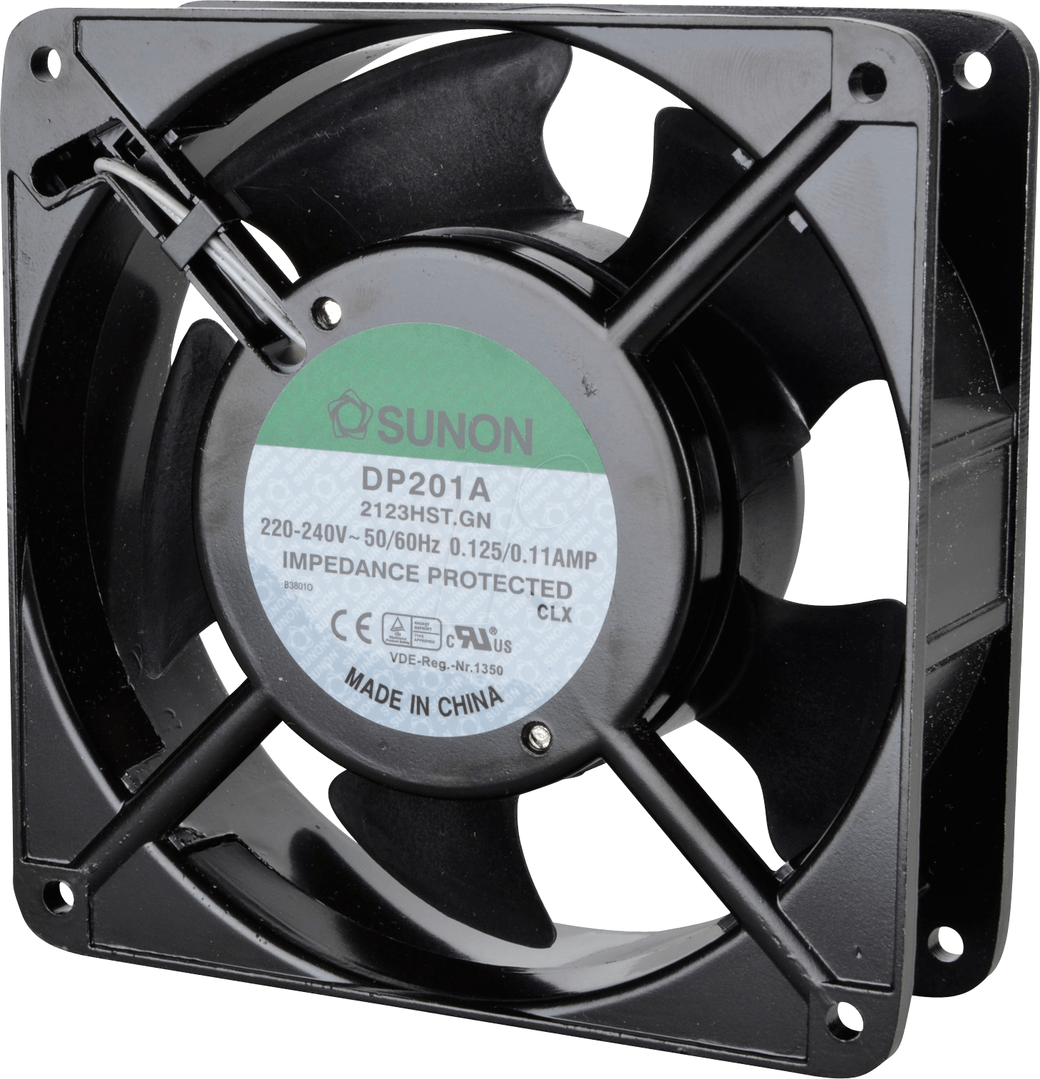 FAN-12038 220 - Lüfter, 230V AC, 120x120x38mm, U/Min: 2900