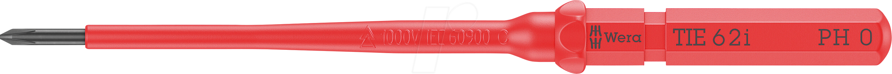WERA 05006509001 - Wechselklinge Kraftform Kompakt, VDE 62 i, Kreuzschlitz (PH), 0