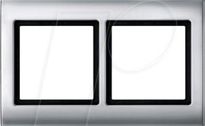 EL ME 400260 - Aquadesign, Rahmen, 2-fach, aluminium