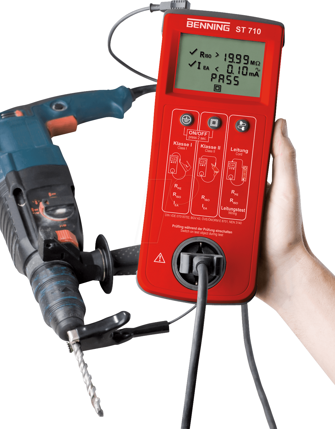 Thumbnail - BENNING ST 710 - Gerätetester ST 710, DIN VDE 0701-0702