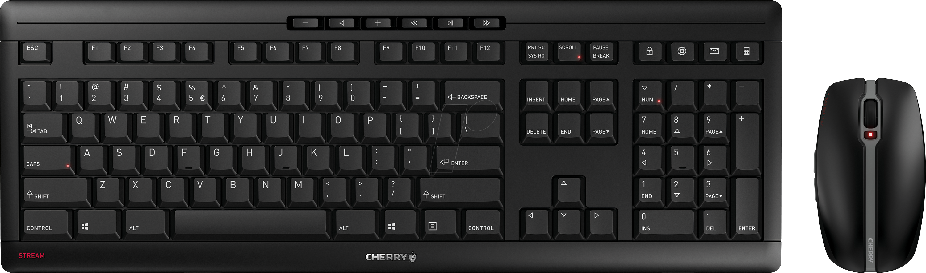 JD-8560EU-2 - Tastatur-/Maus-Kombination, Funk, Layout: US
