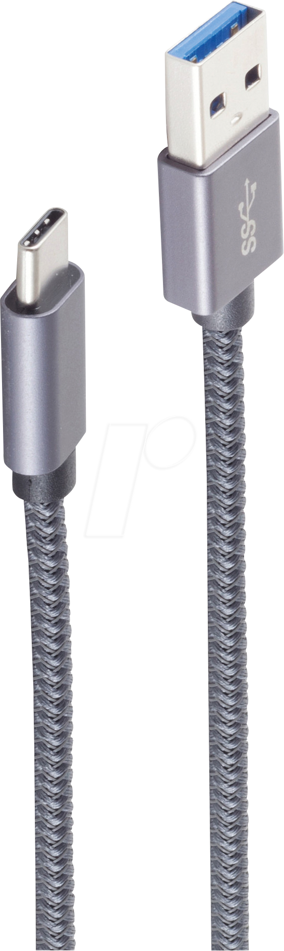 SHVP BS13-38010 - USB 10 Gb/s Kabel, A-Stecker > C-Stecker, 0,5 m