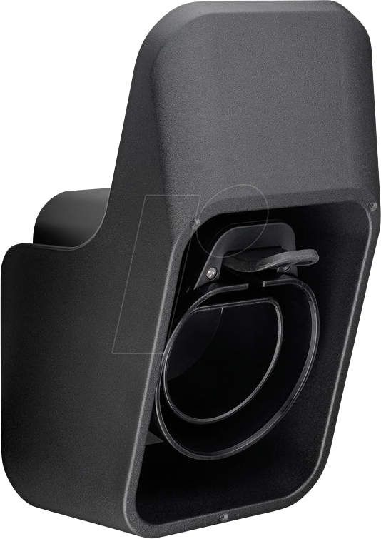 GOOBAY 61143 - Wandhalterung für Typ-2-Ladekabel, mit Kabelablage