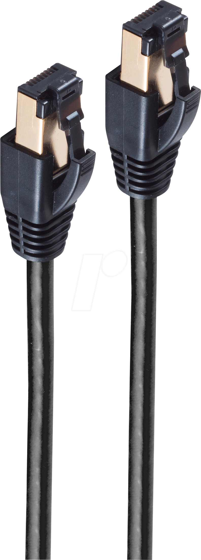 SHVP BS08-41075 - Patchkabel, Cat.8.1, F/FTP, 10 m, schwarz