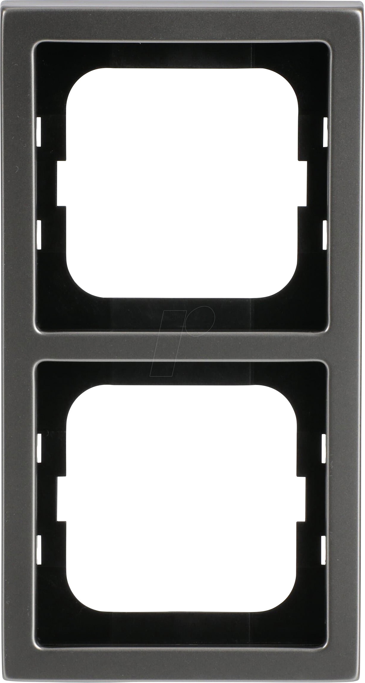 BJ 1722-866K - Abdeckrahmen 2-fach edelstahl - pur edelstahl