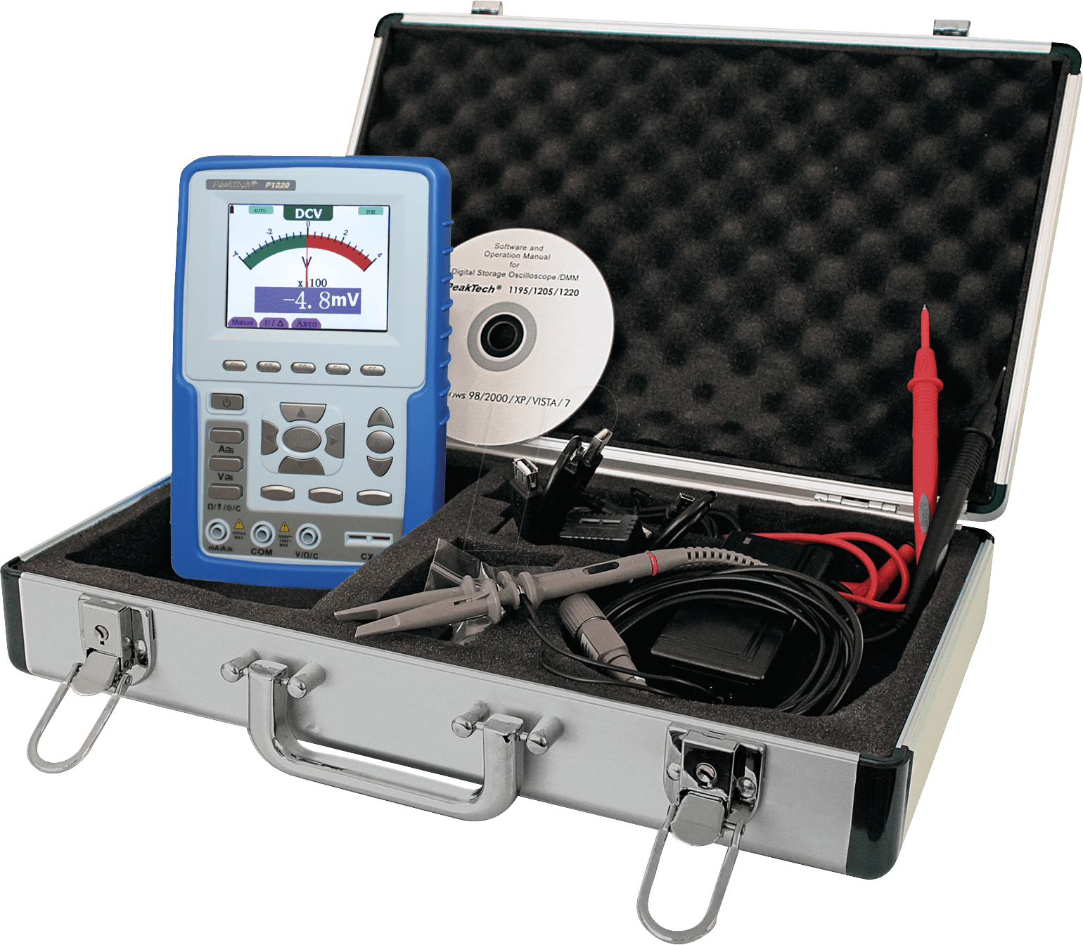 PEAKTECH 1220 - Handheld-Oszilloskop, 20 MHz, 1 Kanal