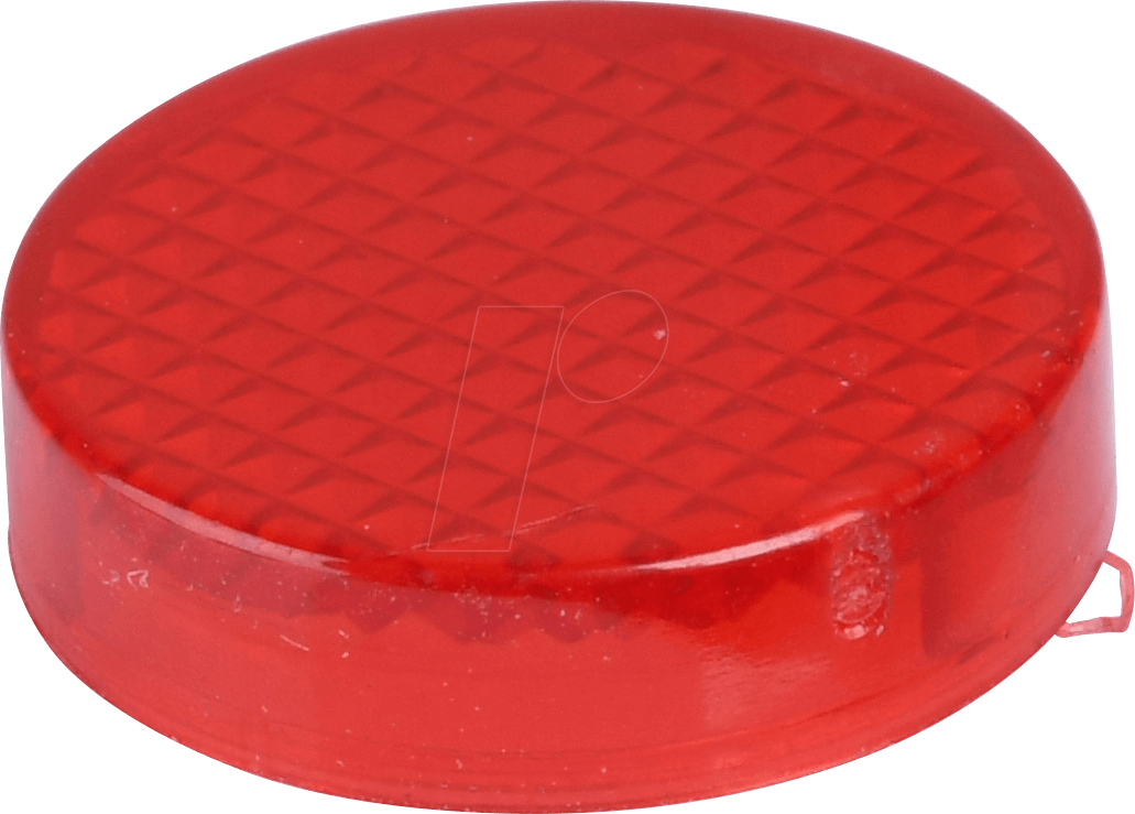 REFL KAPP ST RT2 - Reflektorabdeckkappe, Struktur, hellrot