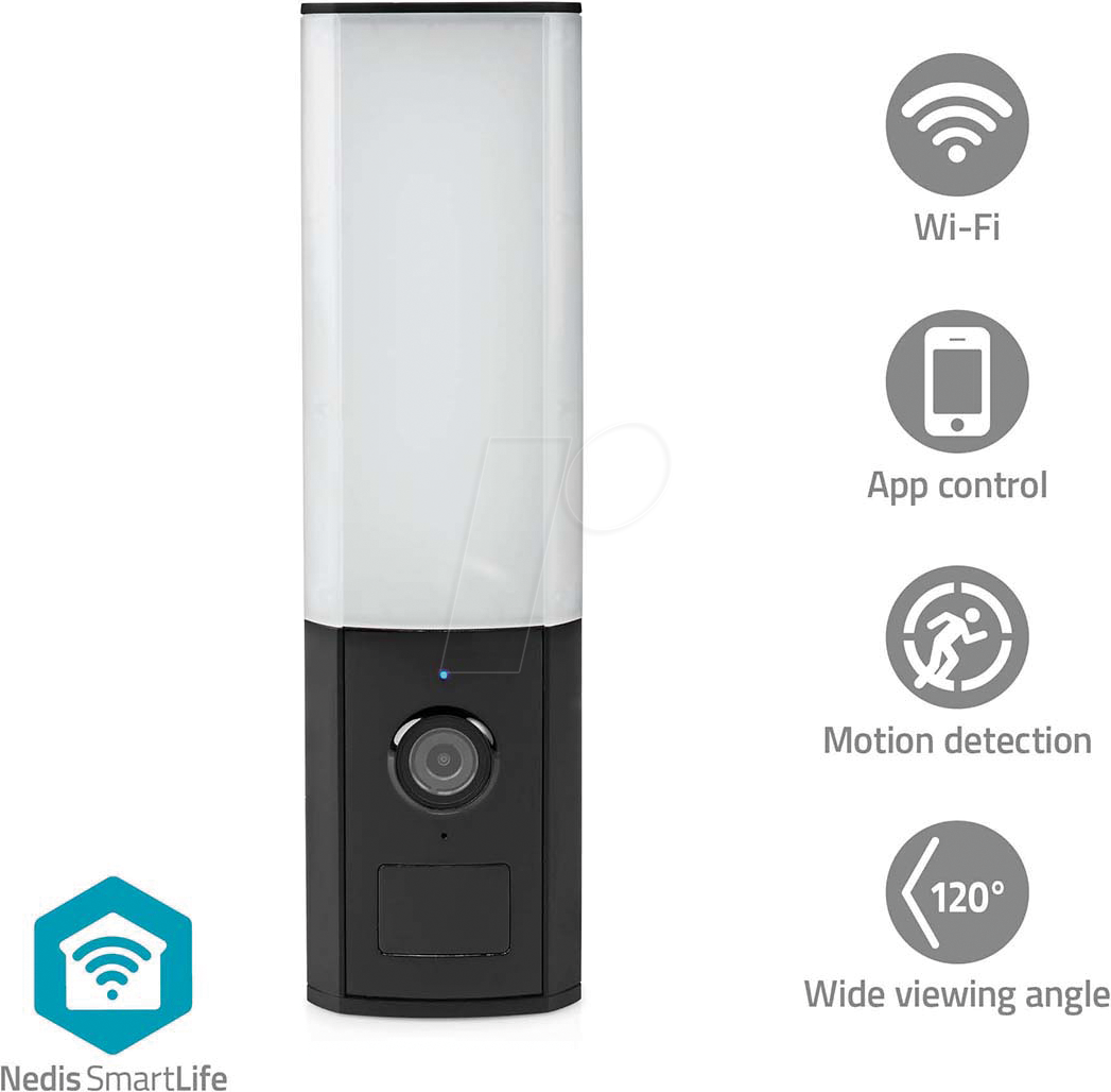 Thumbnail - N WIFICOL10CBK - Überwachungskamera, IP, WLAN, außen