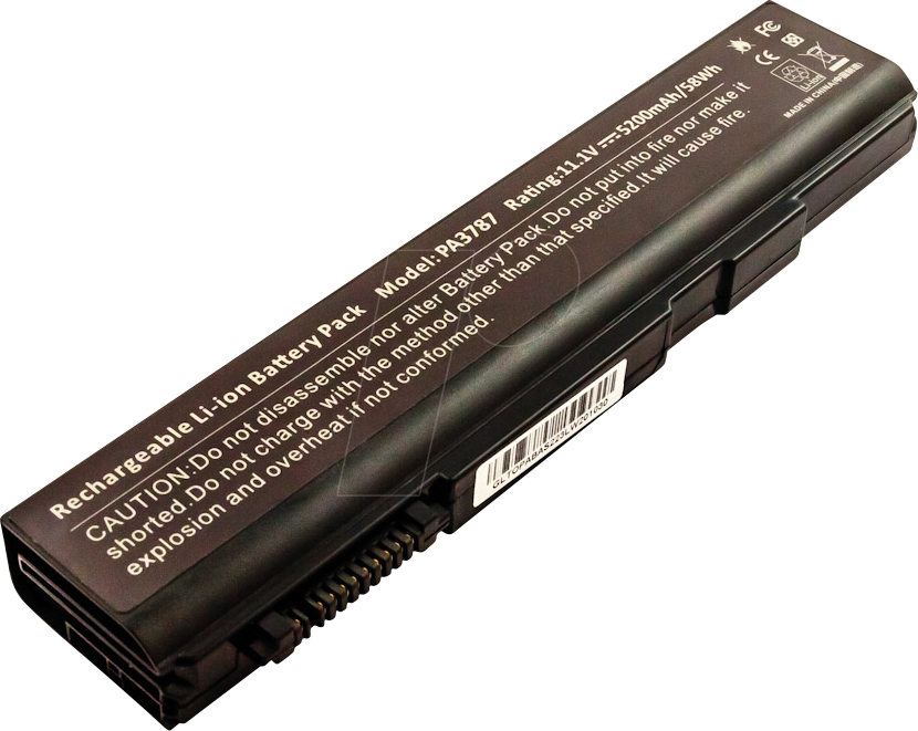 AKKU 53645 - Notebook-Akku für TOSHIBA, Li-Ion, 5200 mAh