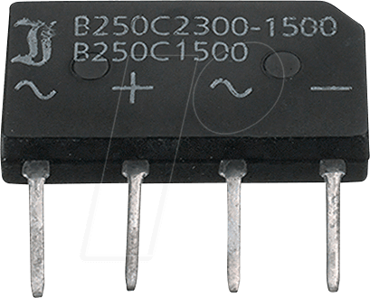 B125C1500B DIO - Brückengleichrichter, 250 V, 1,5 A