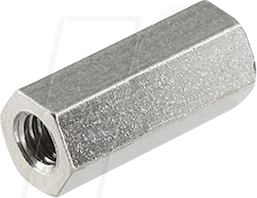 ECON D3X12I5MT - Abstandsbolzen Messing M3 12 mm Innen/Innen