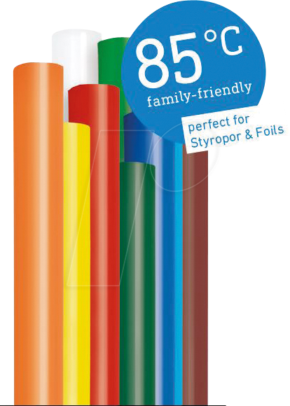 STEINEL 084646 - Color Klebesticks 85°C Ø 7mm, 16 Stück, 96 g