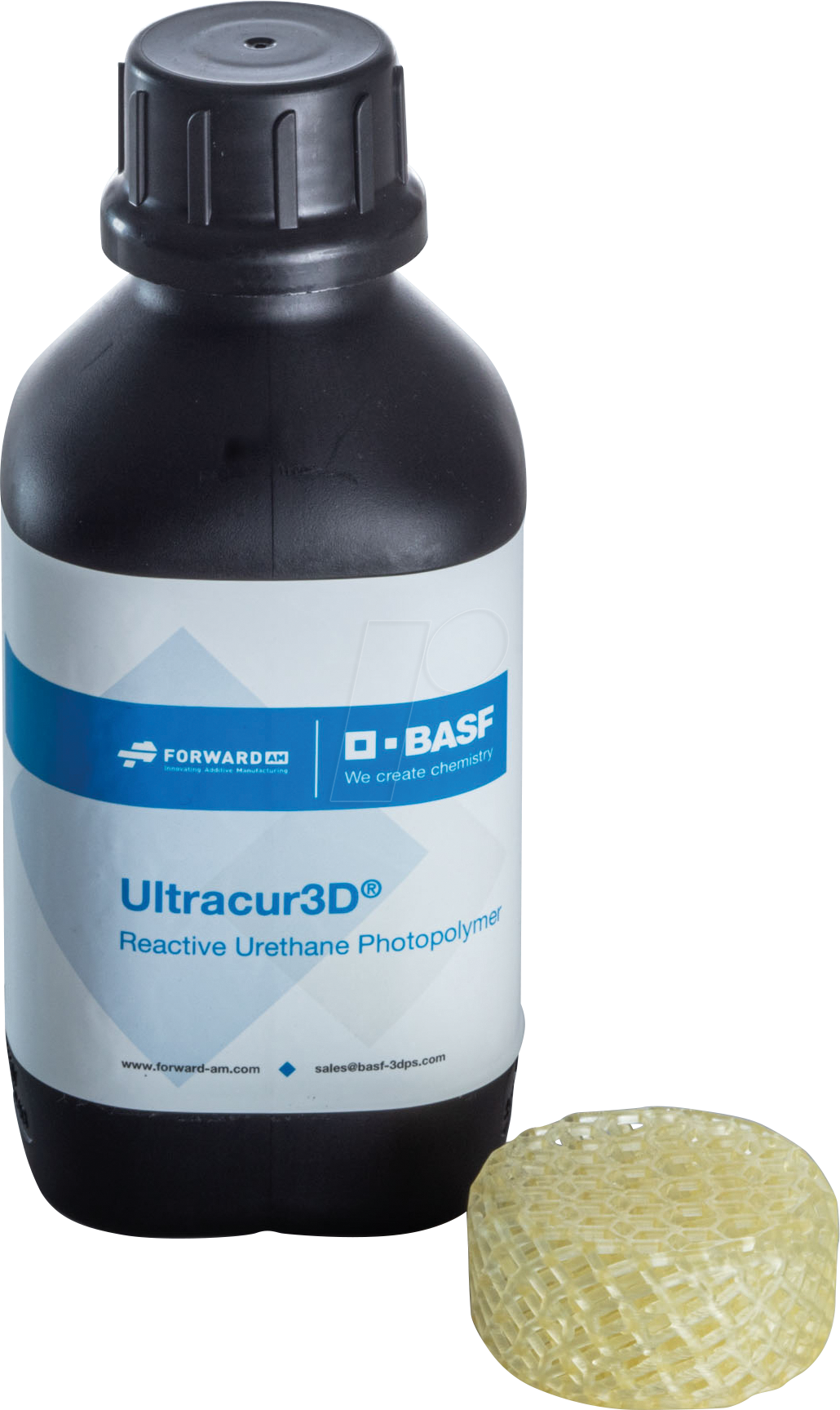 BASFU 1013-001 - 3D Druck, Kunstharz, Ultracur3D FL 300 Flexible Resin, 1 kg