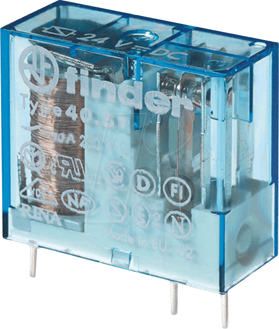 FIN 40.51.9 48V - Steckrelais, 1x UM, 250V/10A, 48V, RM 5,0mm