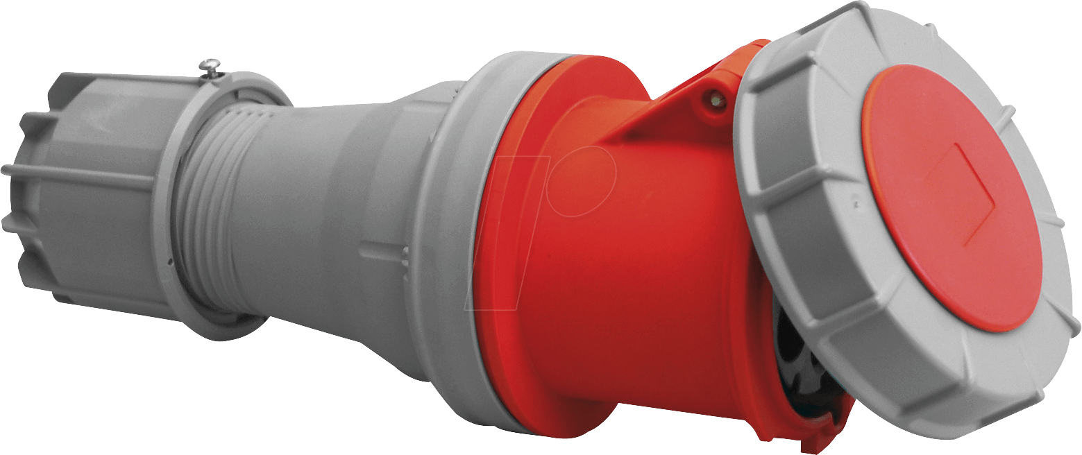 CEE-KUPP 2-63 - CEE-Kupplung,400V, 63A, rot, 5-pol.