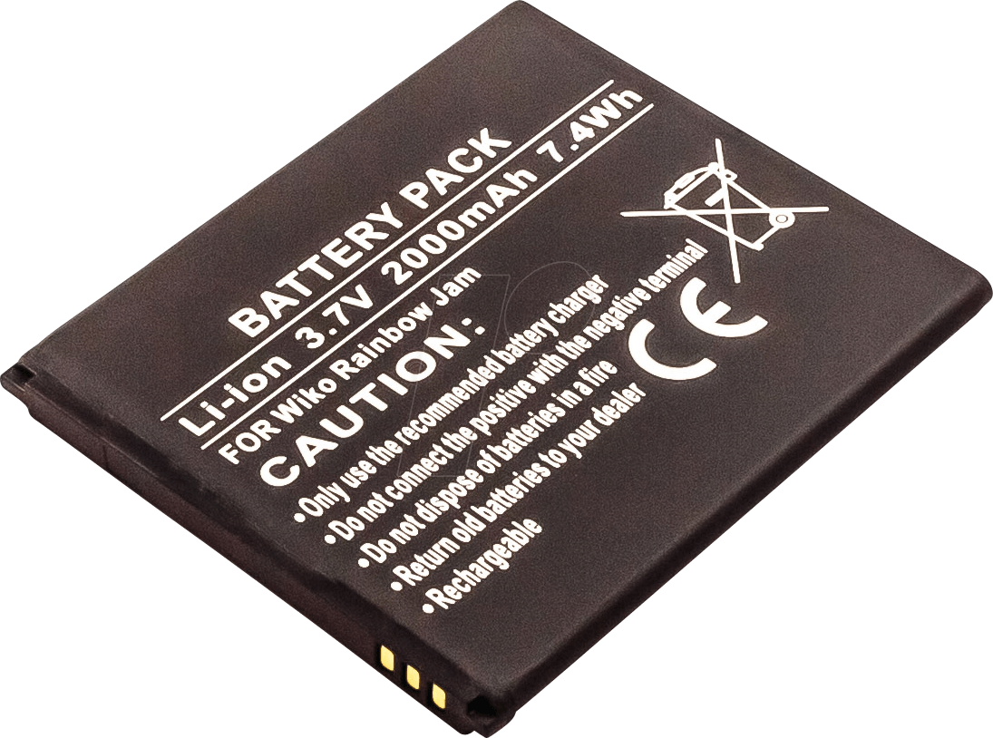 AKKU 10306 - Smartphone-Akku für Wiko-Geräte, Li-Ion, 2000 mAh
