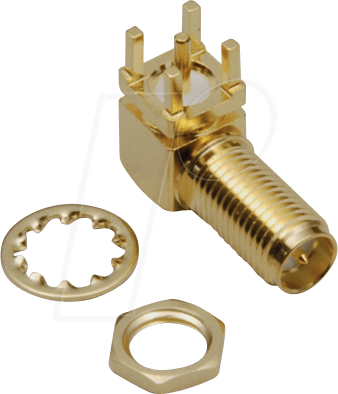 BKL 0419014 - SMA-Reverse Einbaubuchse, Printausführung