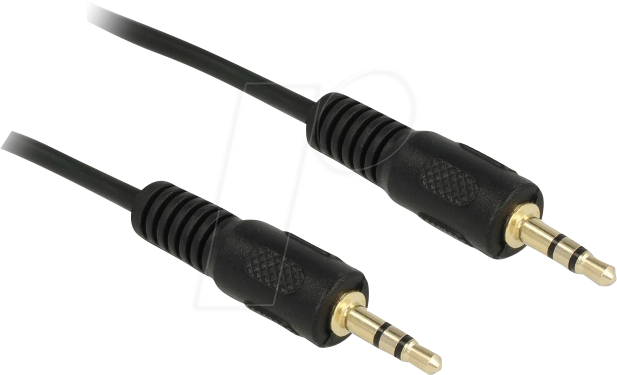 DELOCK 84001 - Audio Kabel Klinke 3,5 mm Stecker / Stecker 2,5 m