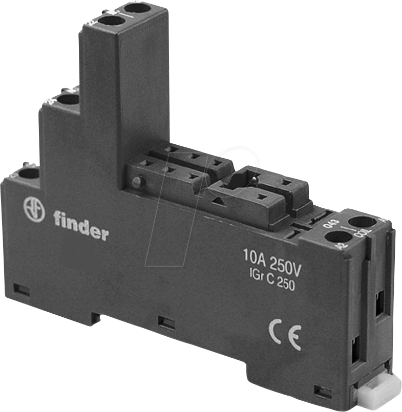FIN 95.05.0 - Relaissockel - FIN 40.51/.52/.61, 80.30, schwarz