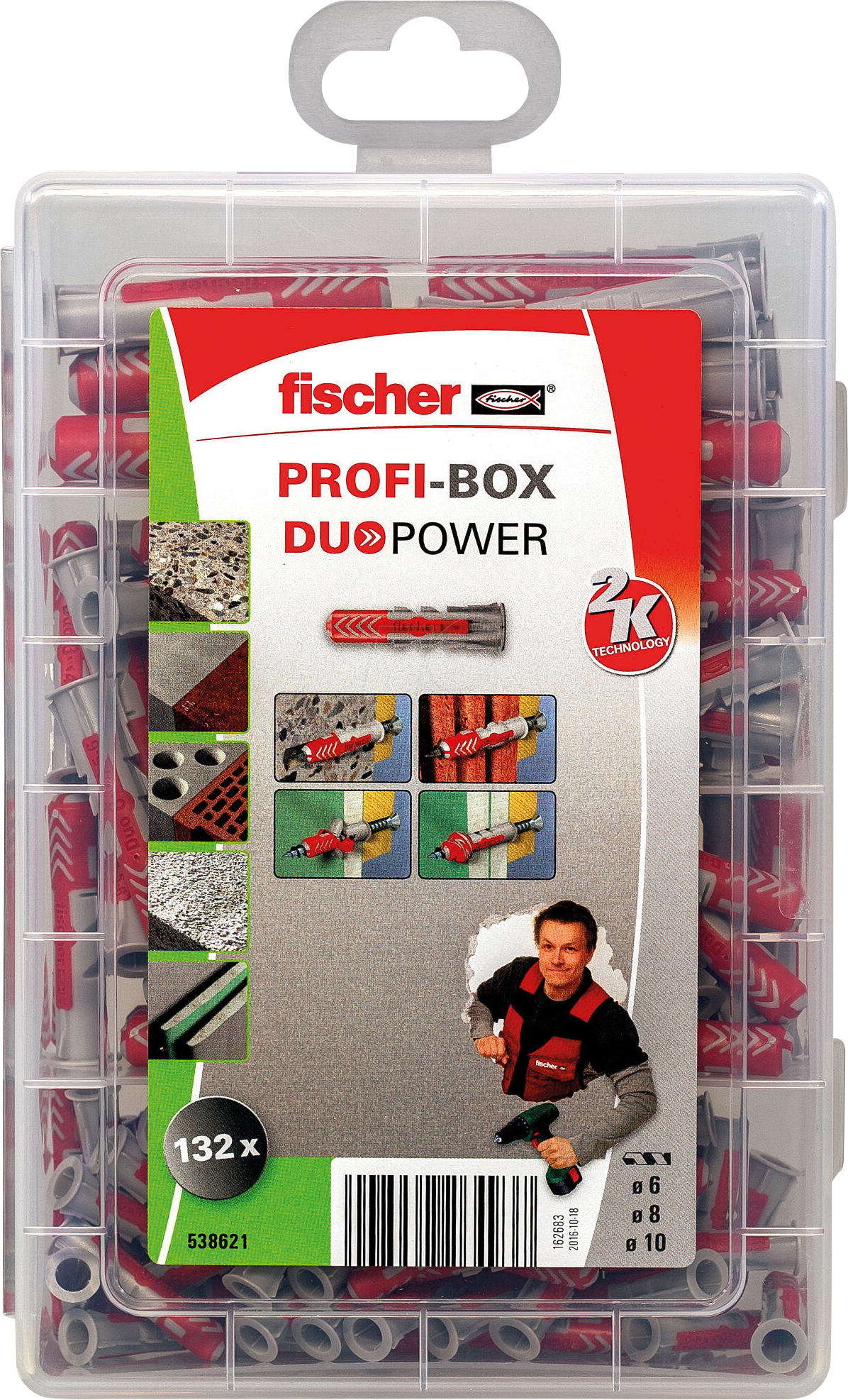 FD 538621 - Profibox - DuoPower, 132 Teile