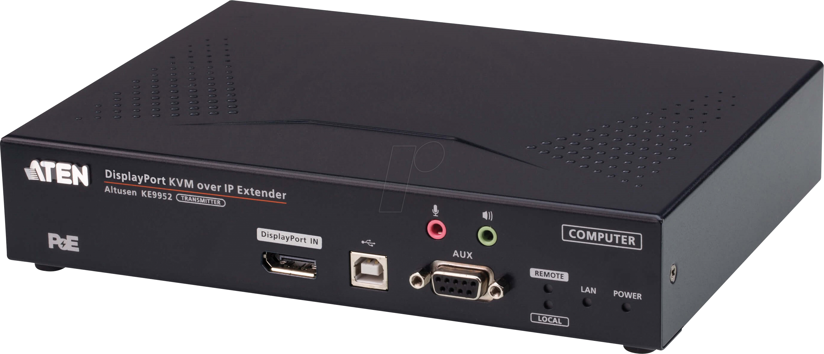 ATEN KE9952T - KVM over IP Sender, DisplayPort, SFP, USB, Audio, PoE