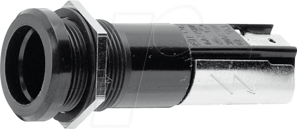 SCH 312304 - Sicherungshalter für 5 x 20 / 6,3 x 32 mm, 500 V, 16 A, schwarz