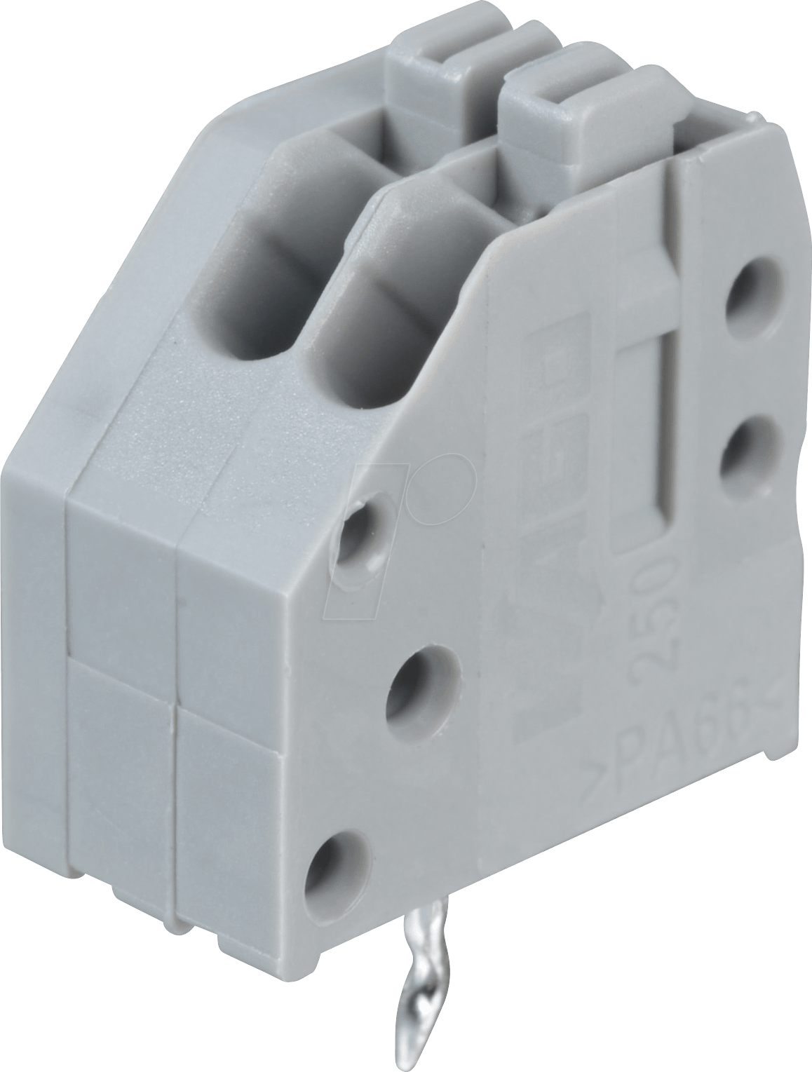 WAGO 250-402 - Klemmleiste mit Betätigungsdrückern, RM 2,5 mm, 4A, 2-pol