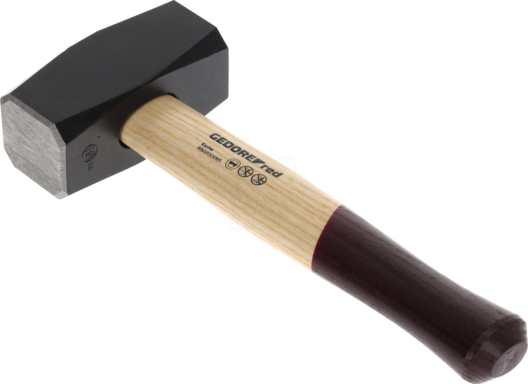 GEDO R92200065 - Fäustel, 2000 g, Holzgriff