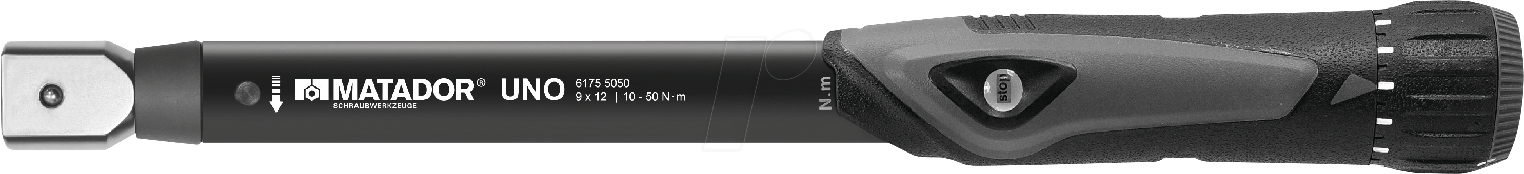 MAT 6175 5050 - Drehmomentschlüssel, 10-50 Nm, 9x12 mm, Uno