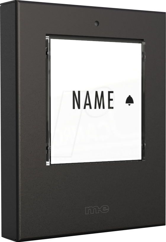 ME BELL-501 TXEA - Funkgong Sender 1-Familienhaus, Edelstahl anthrazit