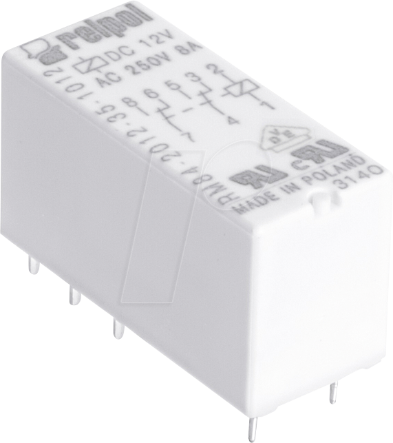 RPL RM84 24DC - Miniatur-Relais 24 V DC / 8 A - 2 CO