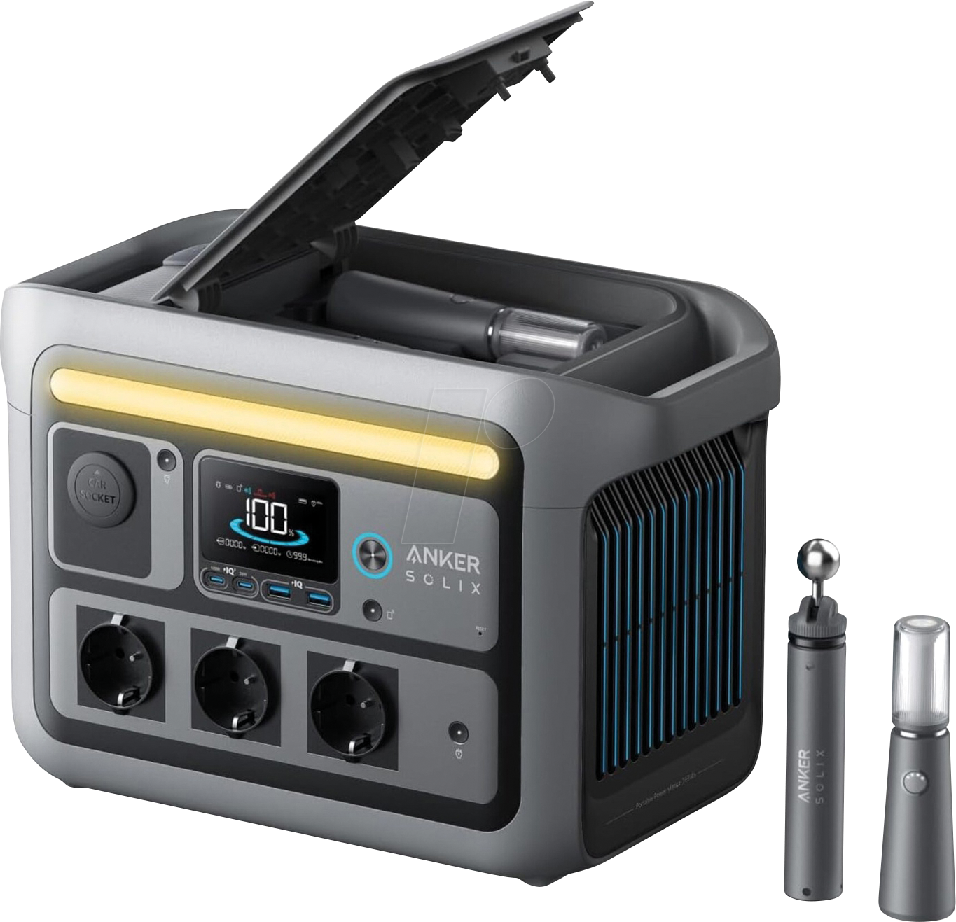 ANKER SOL C800X - Anker SOLIX C800X, Powerstation, 1200 W, 768 Wh