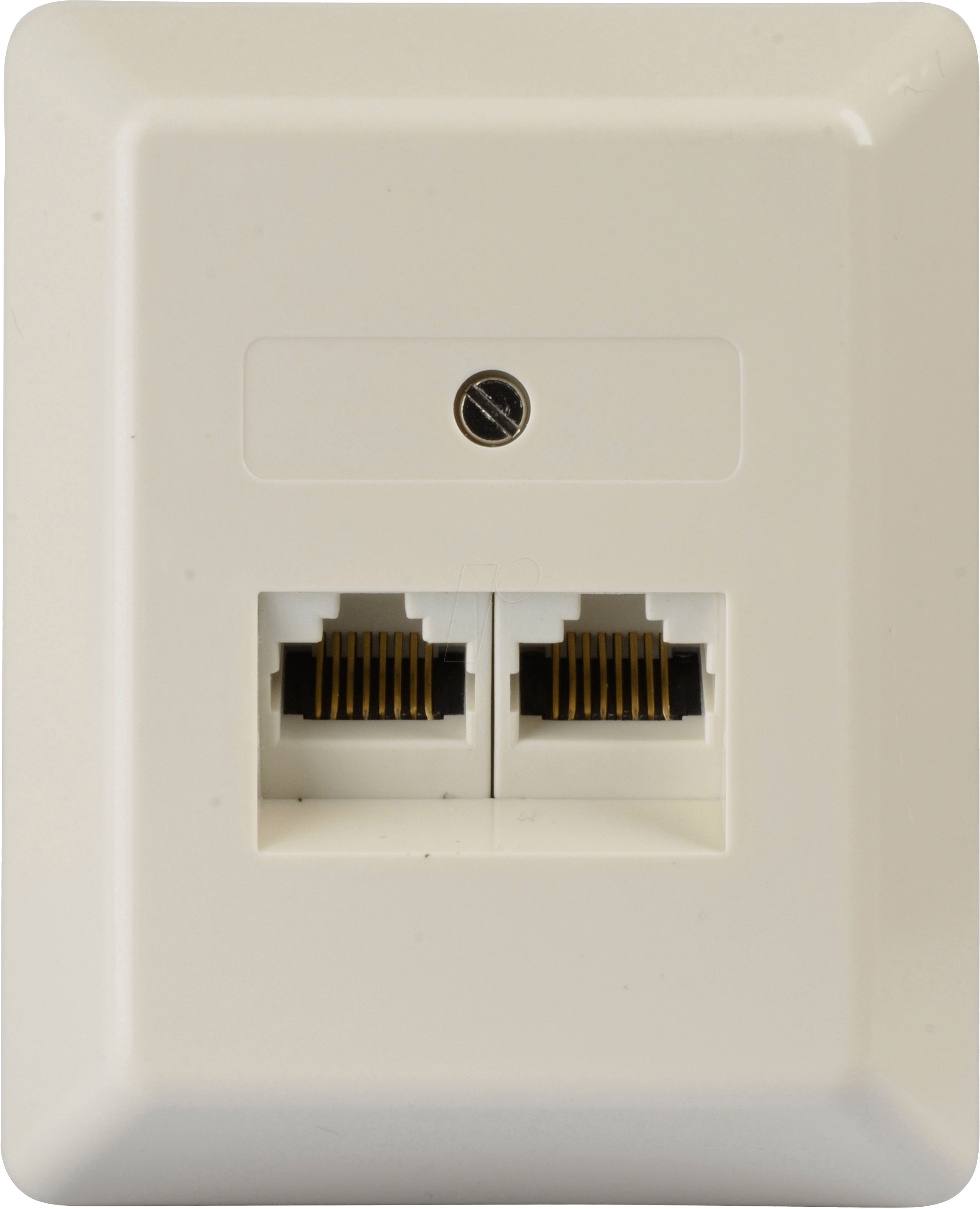 ISDN 2X8-4RSA - ISDN Anschlussdose, mit Widerstand , Aufputz