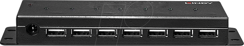 LINDY 42794 - USB 2.0 7-Port Industrie-Hub, 7x A