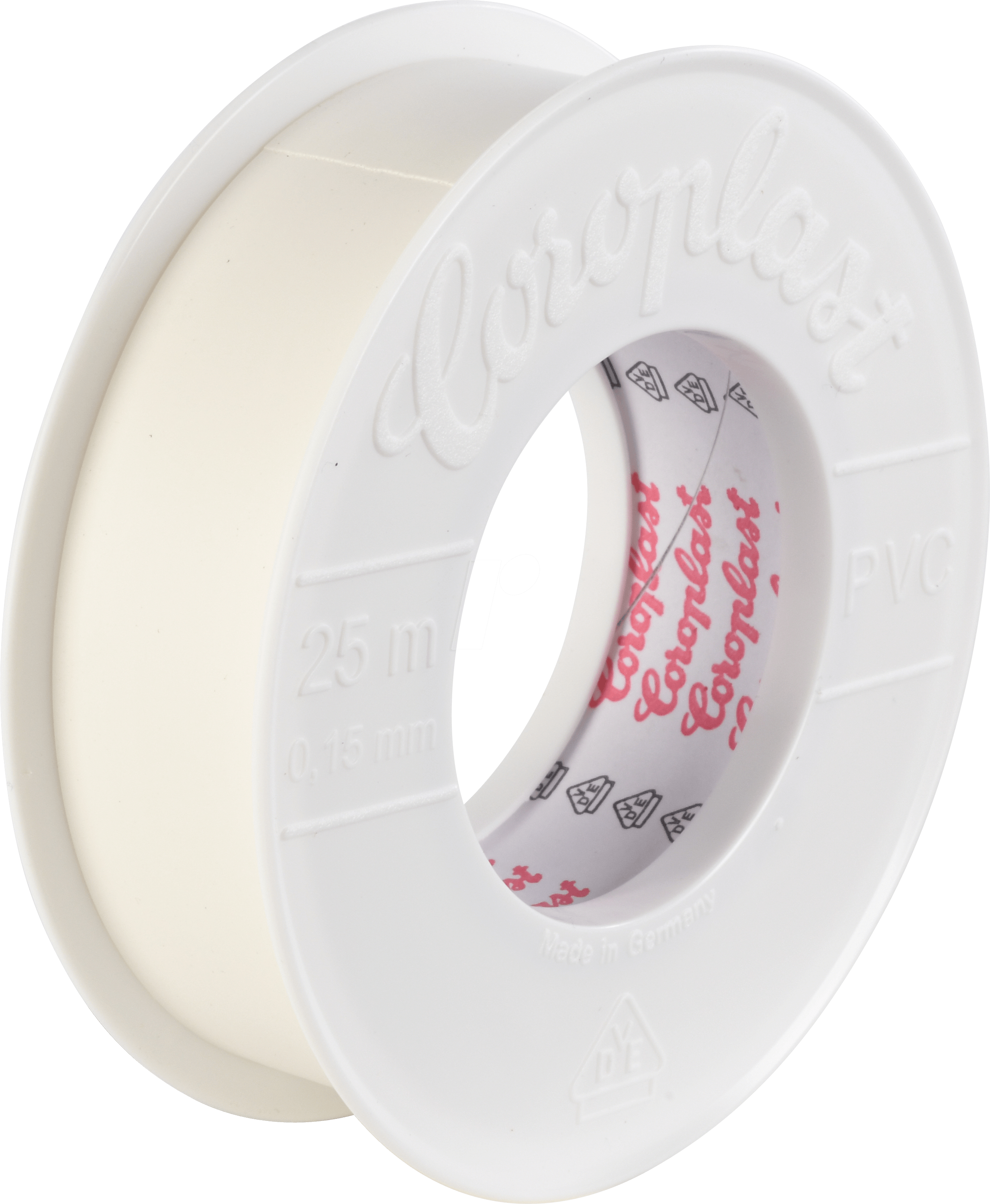 CORO 1451 - Elektroisolierband 301 KB4, 25 m, 25 mm, weiß