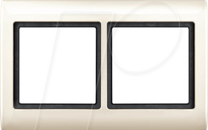 EL ME 400244 - Aquadesign, Rahmen, 2-fach, weiß