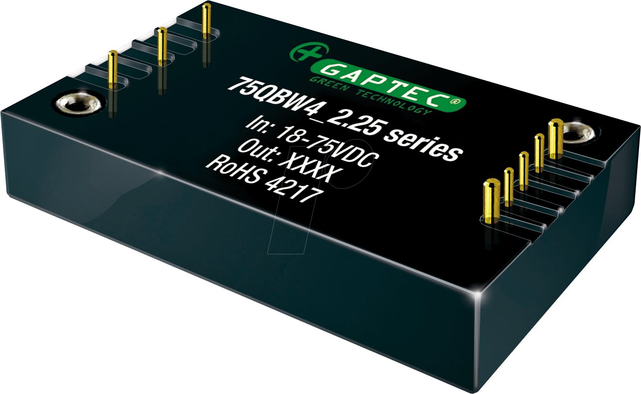 75QBW4_4805S225 - DC/DC-Wandler, 75 W, 5 V, Q-Brick