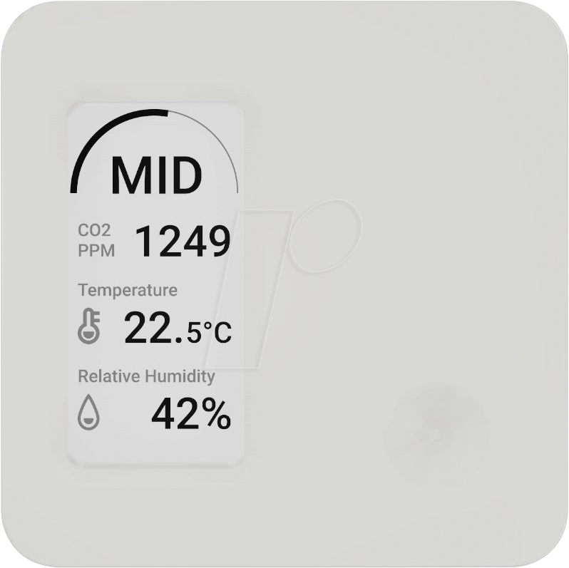 ELSYS EIAQD10 - LoRaWAN Luftqualitätssensor, Indoor, Display