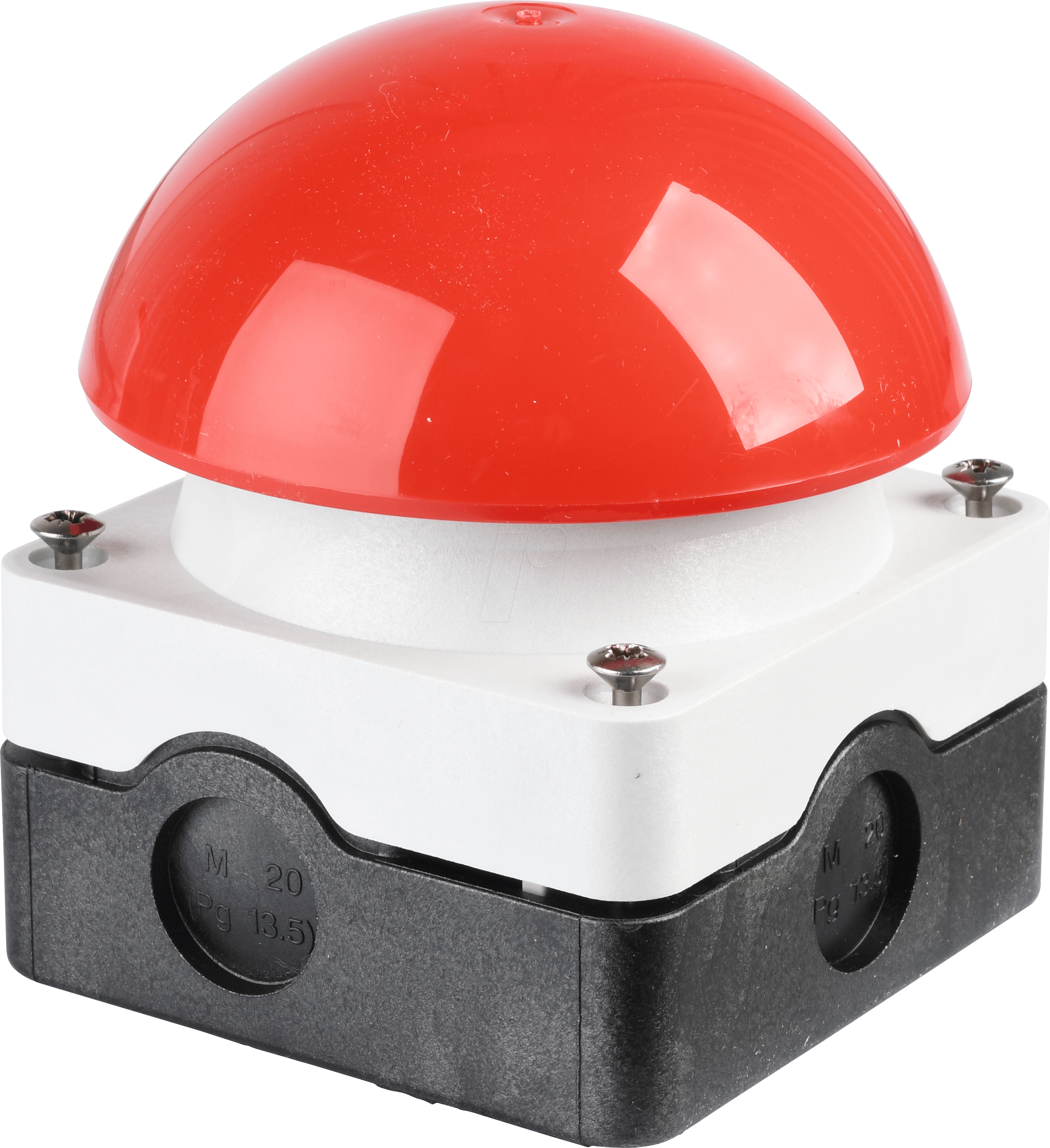 EATON 229746 - Fuß- Grobhandtaster, 1 NO und 1 NC, rot/grau