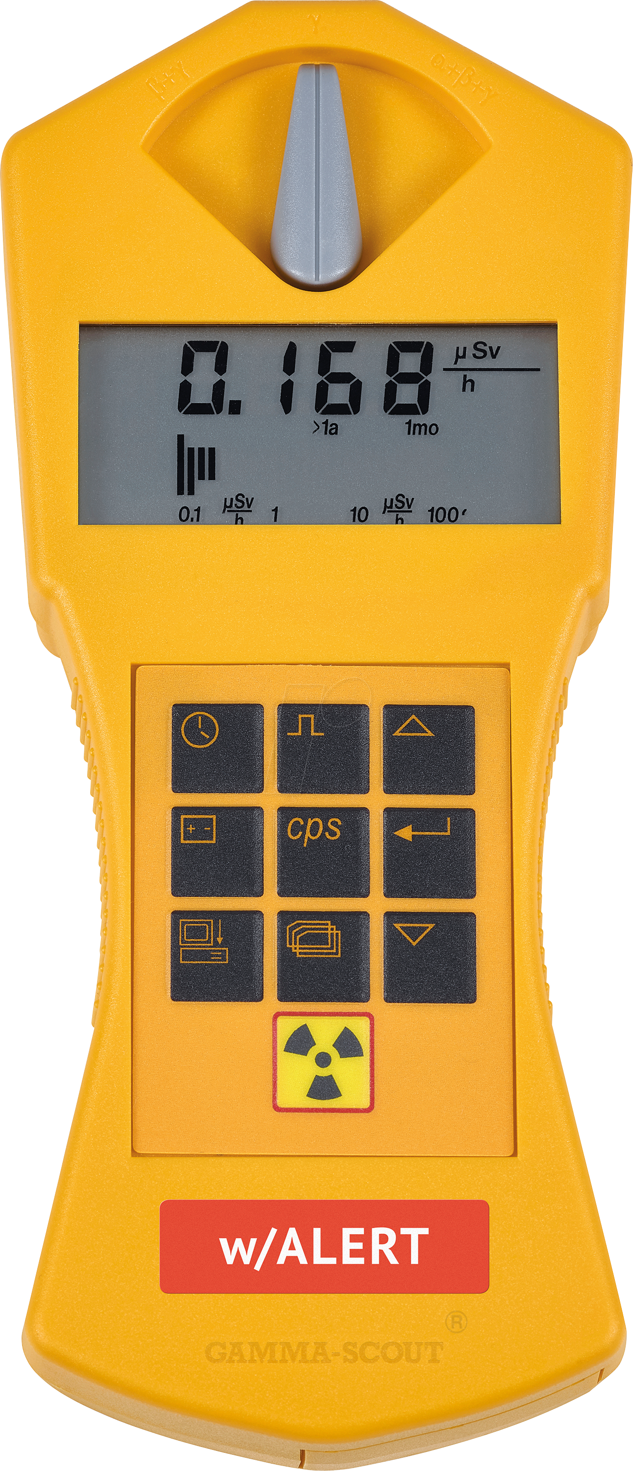 GAMMA-SCOUT02 - Geigerzähler mit akustischem Alarm, 0 - 1000 µSv/h