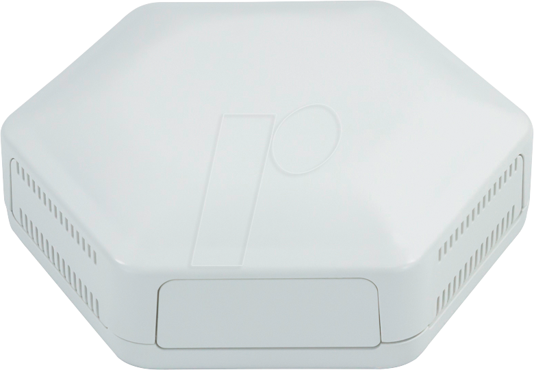 CBHEX1-42-WH - Hex-Box mit 4 massiven und 2 belüfteten Elementen, weiß