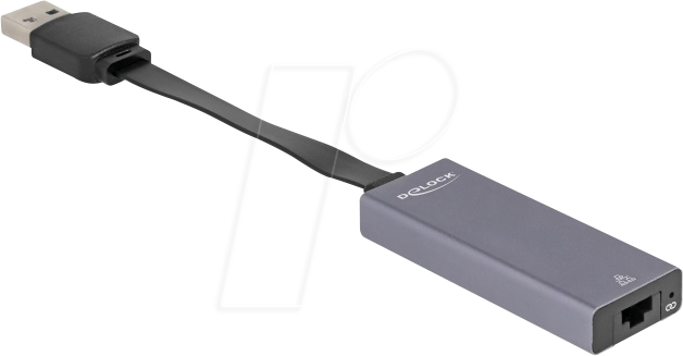 DELOCK 66247 - Netzwerkkarte, USB Typ A, 2,5 Gigabit Ethernet, 1x RJ45